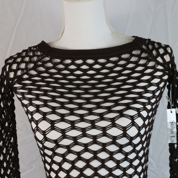 Soho Lady Women's Shirt Americana Girl Basic Nylon - Picture 2 of 7